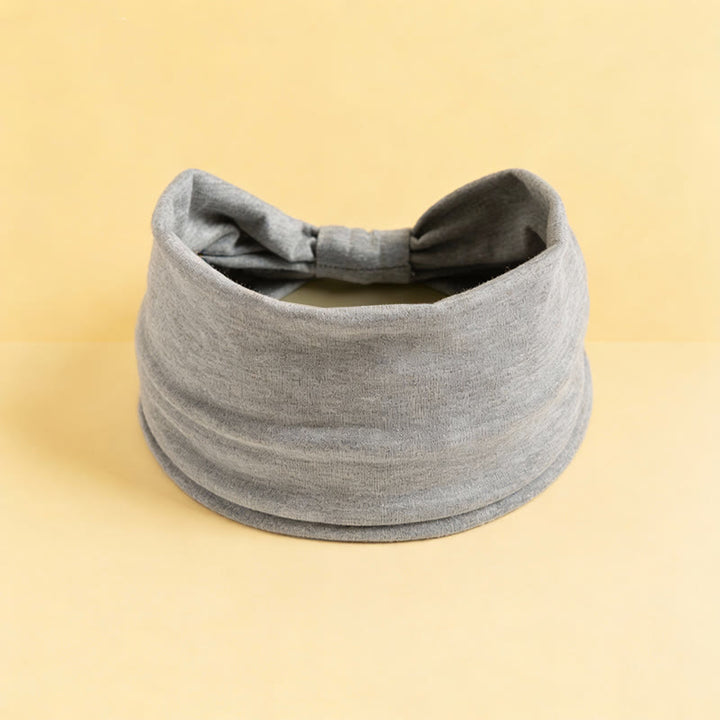Olivenorma Boho Solid Wide Stretchy Sports Yoga Headband - Light Gray Mix - image 18