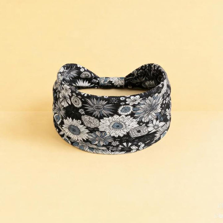 Olivenorma Boho Colorful Floral Print Adjustable Sports Headband - 13 - image 14
