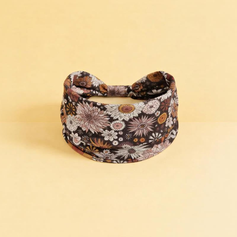 Olivenorma Boho Colorful Floral Print Adjustable Sports Headband - 12 - image 13