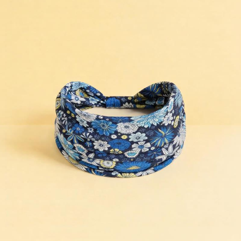 Olivenorma Boho Colorful Floral Print Adjustable Sports Headband - 14 - image 15