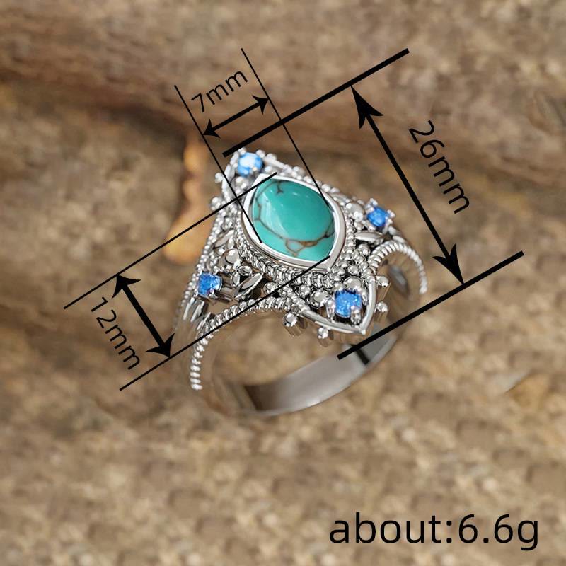 FREE Today: Bohemian Turquoise Square Ring - image 4