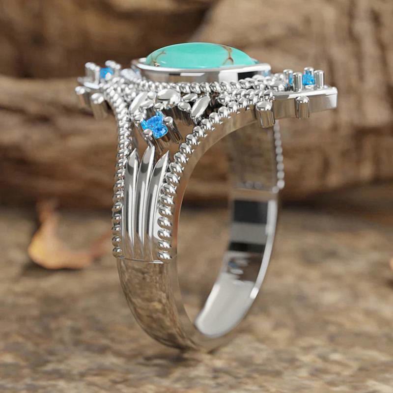 FREE Today: Bohemian Turquoise Square Ring - image 2