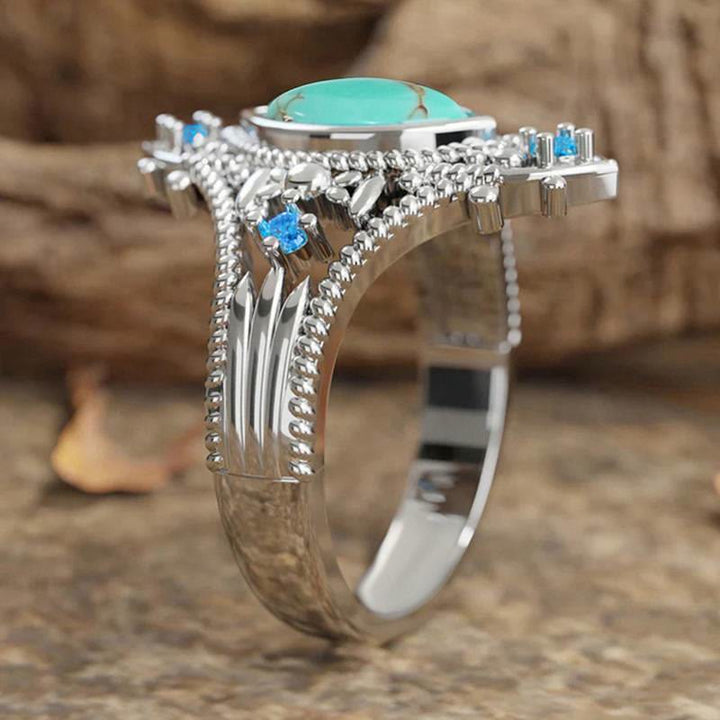FREE Today: Bohemian Turquoise Square Ring - image 2