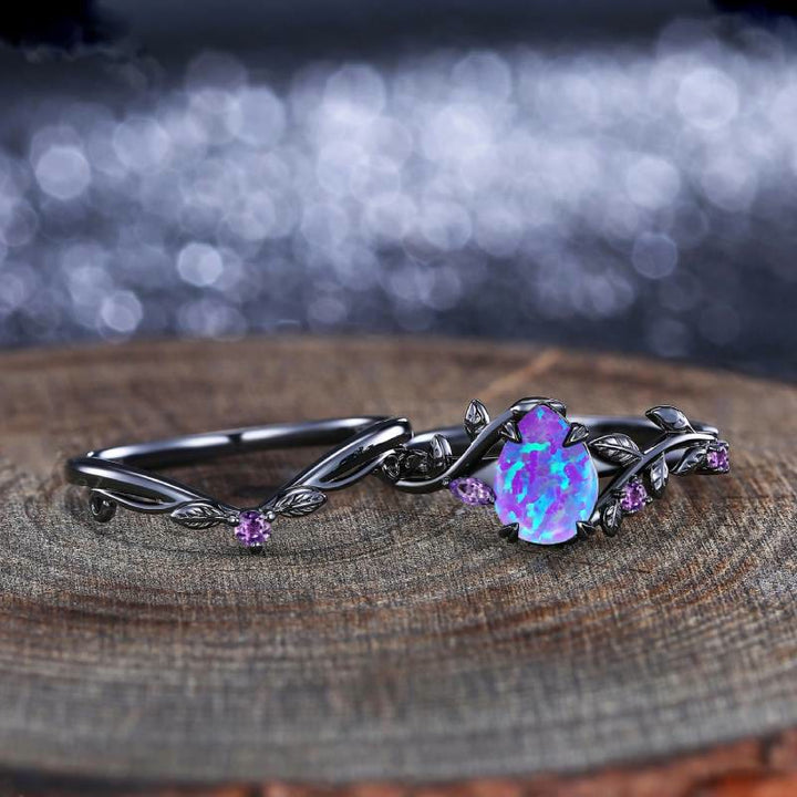 FREE Today: Mystic Purple Opal Oval Ring - image 5