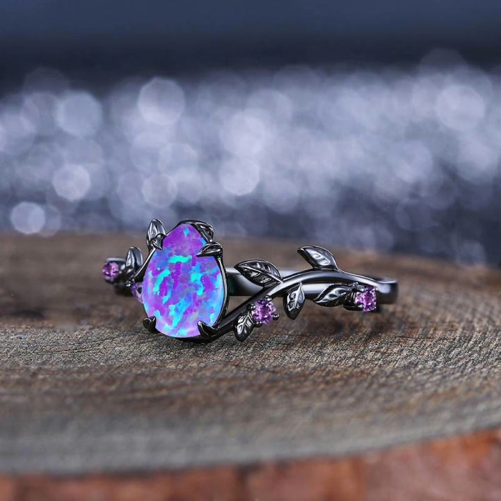 FREE Today: Mystic Purple Opal Oval Ring - image 6