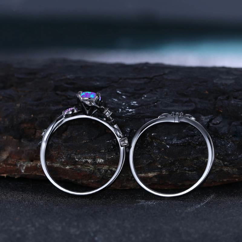 FREE Today: Mystic Purple Opal Oval Ring - image 8