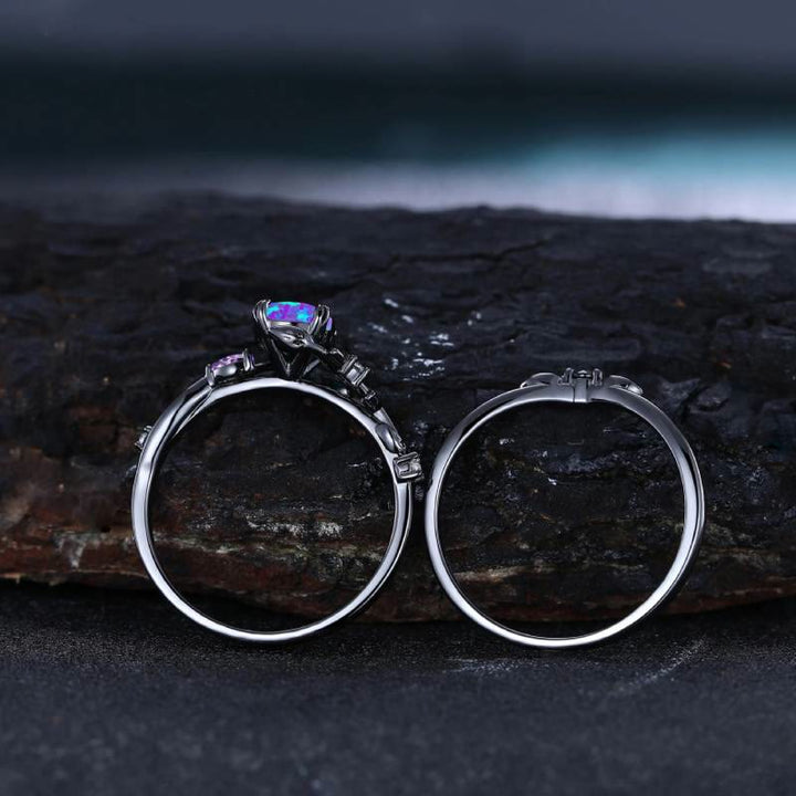 FREE Today: Mystic Purple Opal Oval Ring - image 8