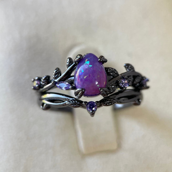 FREE Today: Mystic Purple Opal Oval Ring - image 10
