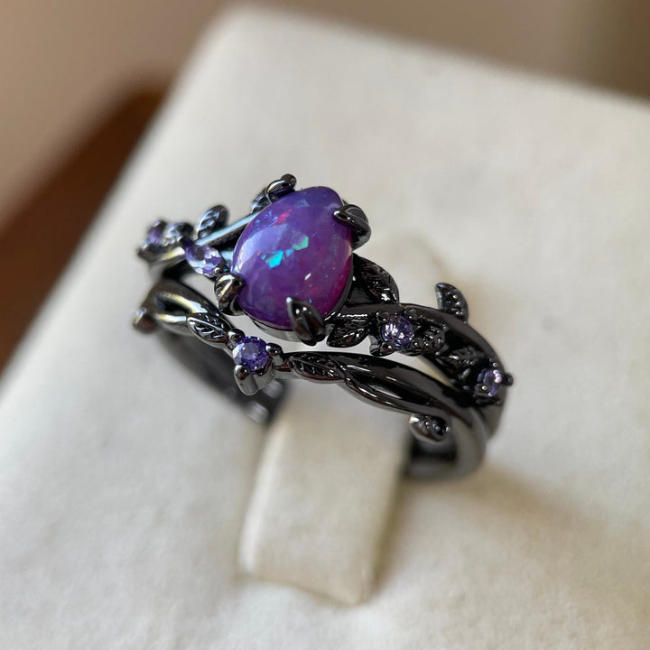 FREE Today: Mystic Purple Opal Oval Ring - image 12