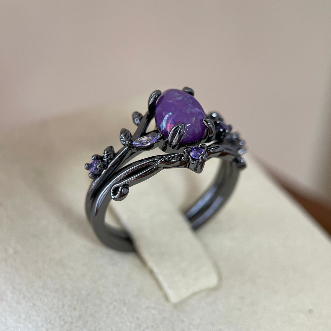 FREE Today: Mystic Purple Opal Oval Ring - image 13