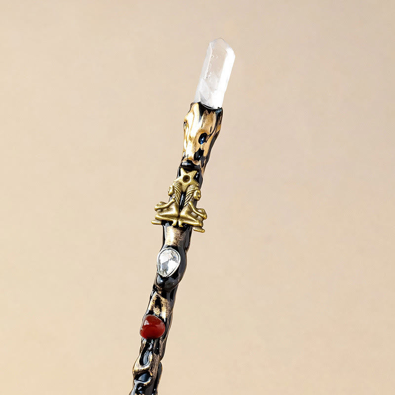 Olivenorma Natural Clear Crystal 12 Constellation Magic Crystal Wands - Gemini - image 3