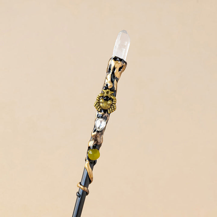 Olivenorma Natural Clear Crystal 12 Constellation Magic Crystal Wands - Cancer - image 4