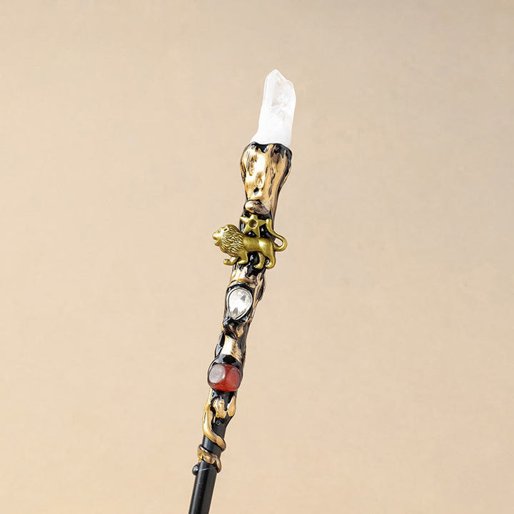 Olivenorma Natural Clear Crystal 12 Constellation Magic Crystal Wands - Leo - image 5