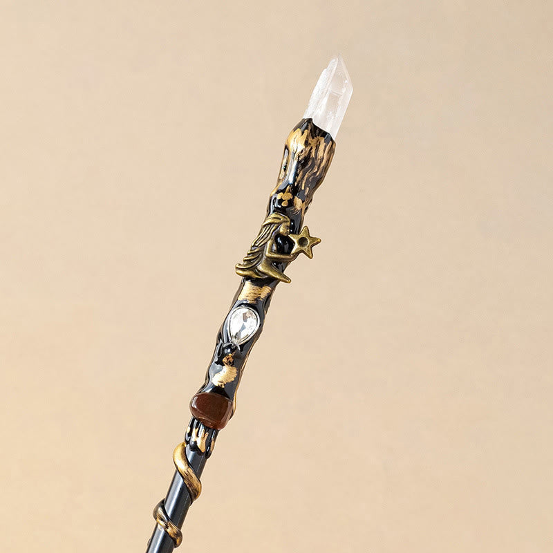 Olivenorma Natural Clear Crystal 12 Constellation Magic Crystal Wands - Virgo - image 6