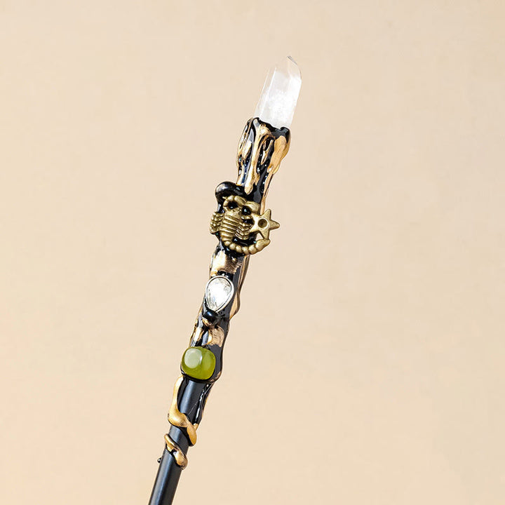 Olivenorma Natural Clear Crystal 12 Constellation Magic Crystal Wands - Scorpio - image 8