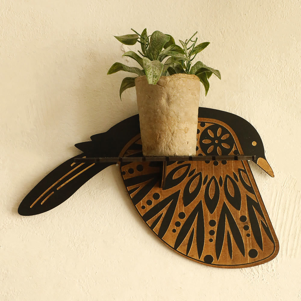 Olivenorma Wooden Flying Birds Crystal Shelf - A - image 2
