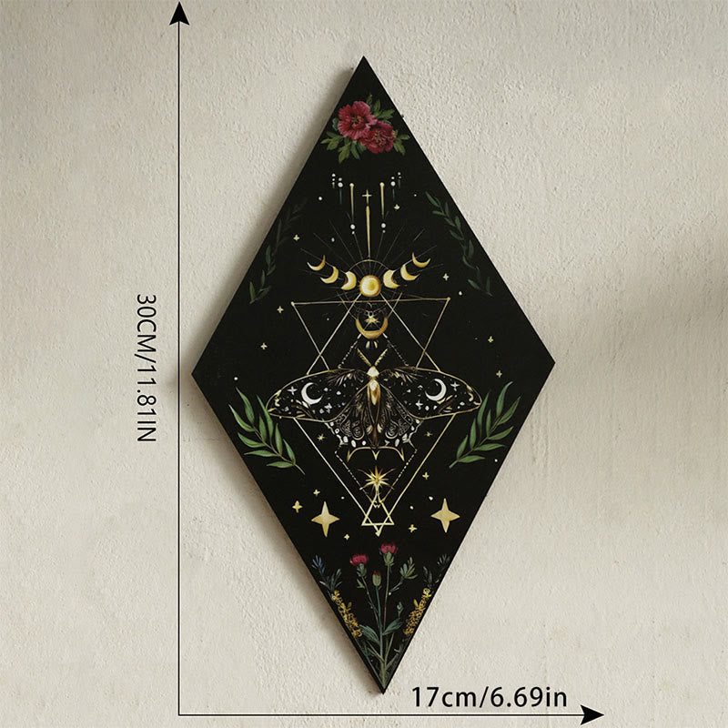 Olivenorma Wooden Rhombus Butterfly Crystal Shelf - A - image 1