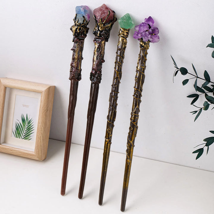 Olivenorma Natural Gemstone Magic Crystal Wands - image 19