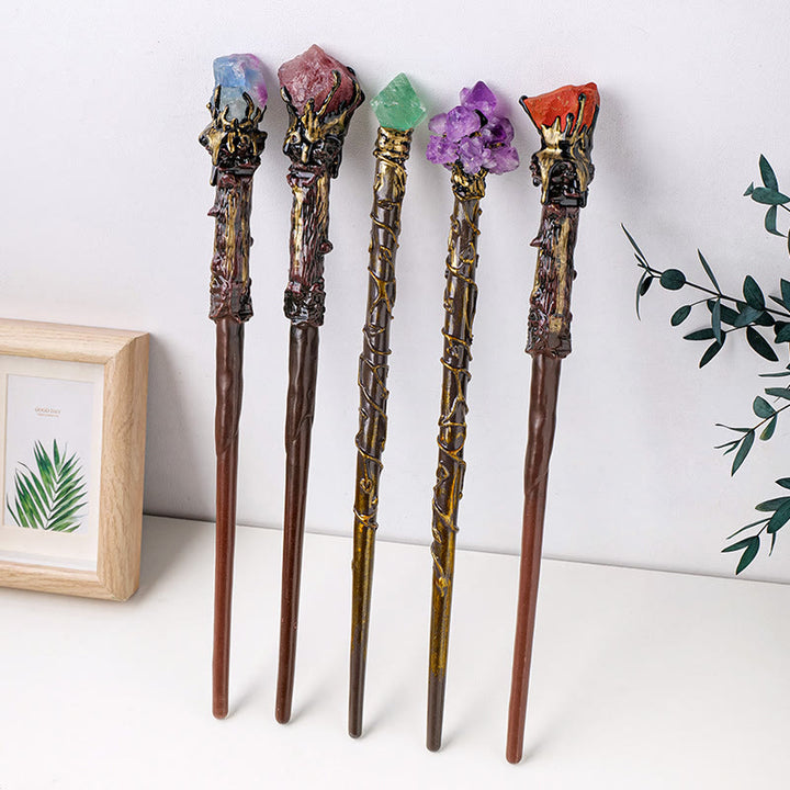 Olivenorma Natural Gemstone Magic Crystal Wands - image 0