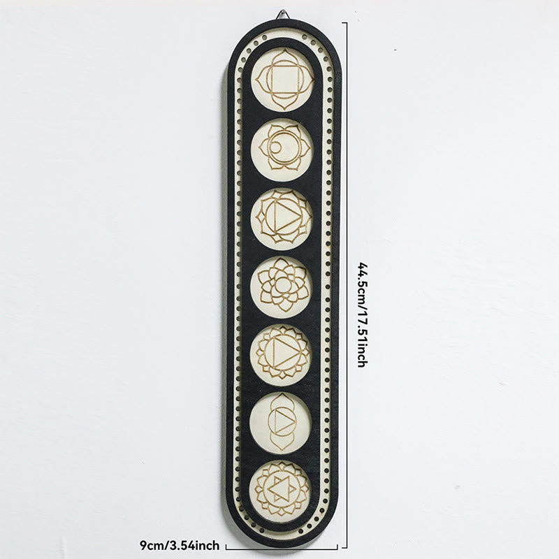 Olivenorma Wooden Boho Oval Multi-Layer Crystal Shelf - A - image 1