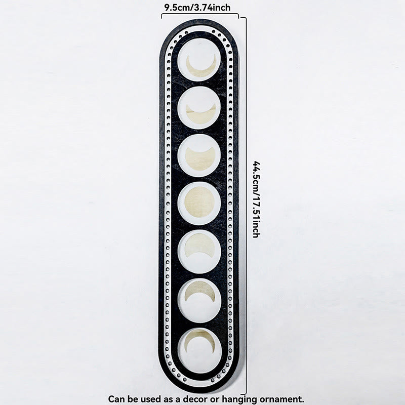 Olivenorma Wooden Boho Oval Multi-Layer Crystal Shelf - B - image 3