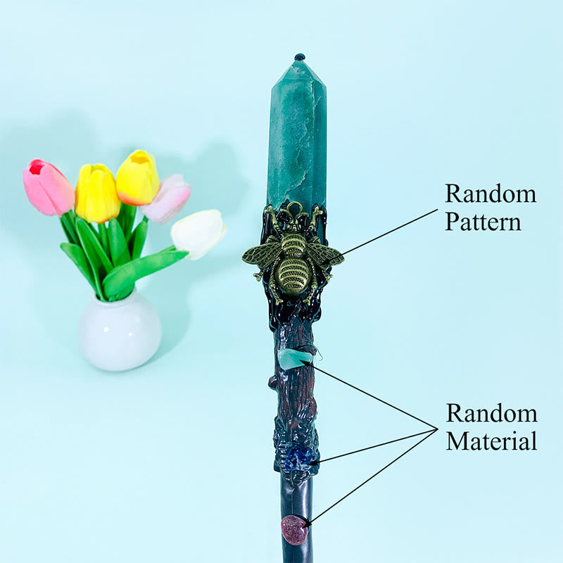 Olivenorma Natural Gemstone Magic Crystal Wands - Green Aventurine - image 15