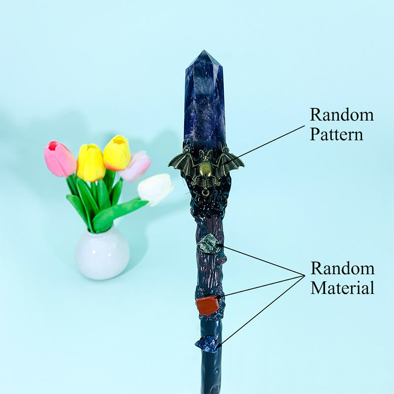 Olivenorma Natural Gemstone Magic Crystal Wands - Blue Sodalite - image 13