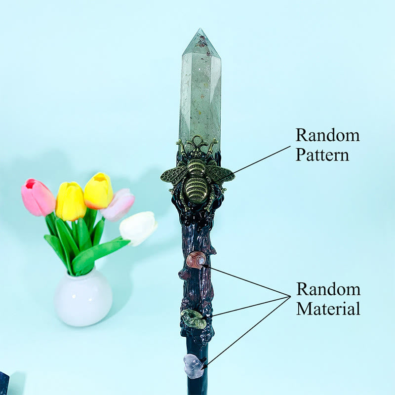 Olivenorma Natural Gemstone Magic Crystal Wands - Smoky Quartz - image 7