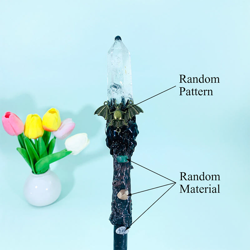 Olivenorma Natural Gemstone Magic Crystal Wands - Clear Quartz - image 3