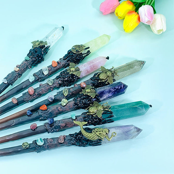 Olivenorma Natural Gemstone Magic Crystal Wands - image 1