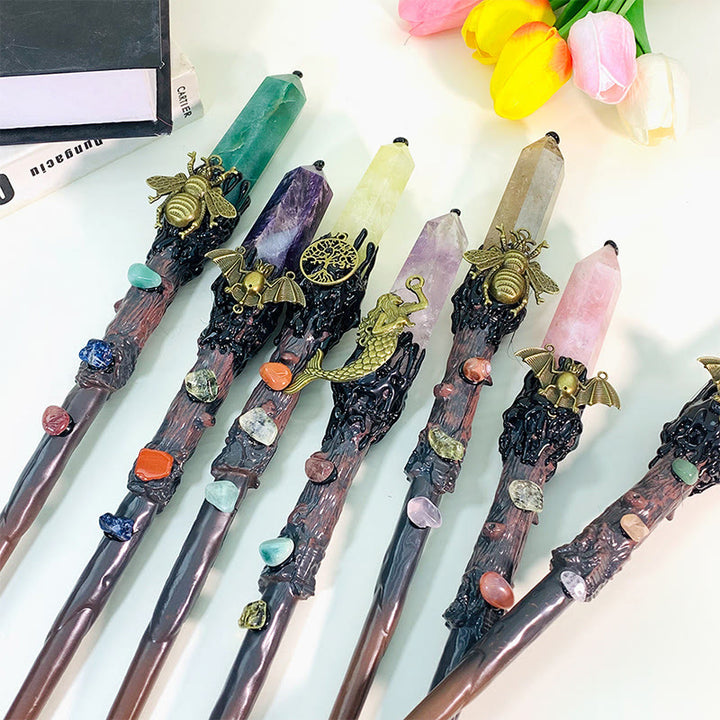 Olivenorma Natural Gemstone Magic Crystal Wands - image 0
