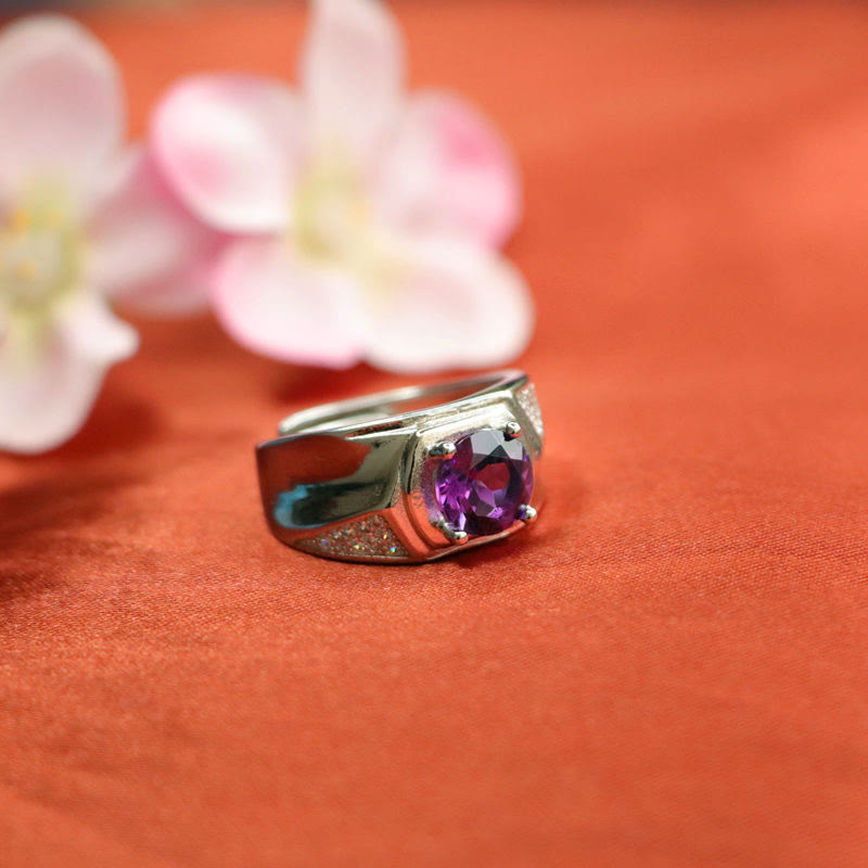 FREE Today: Amethyst Zircon Elegant Engagement Ring - image 4
