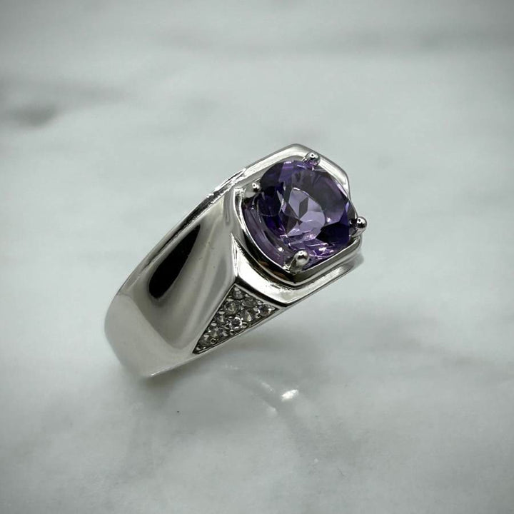 FREE Today: Amethyst Zircon Elegant Engagement Ring - image 9