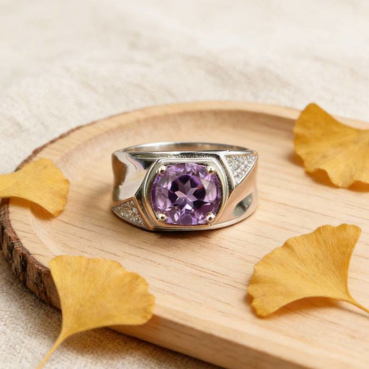 FREE Today: Amethyst Zircon Elegant Engagement Ring - image 11