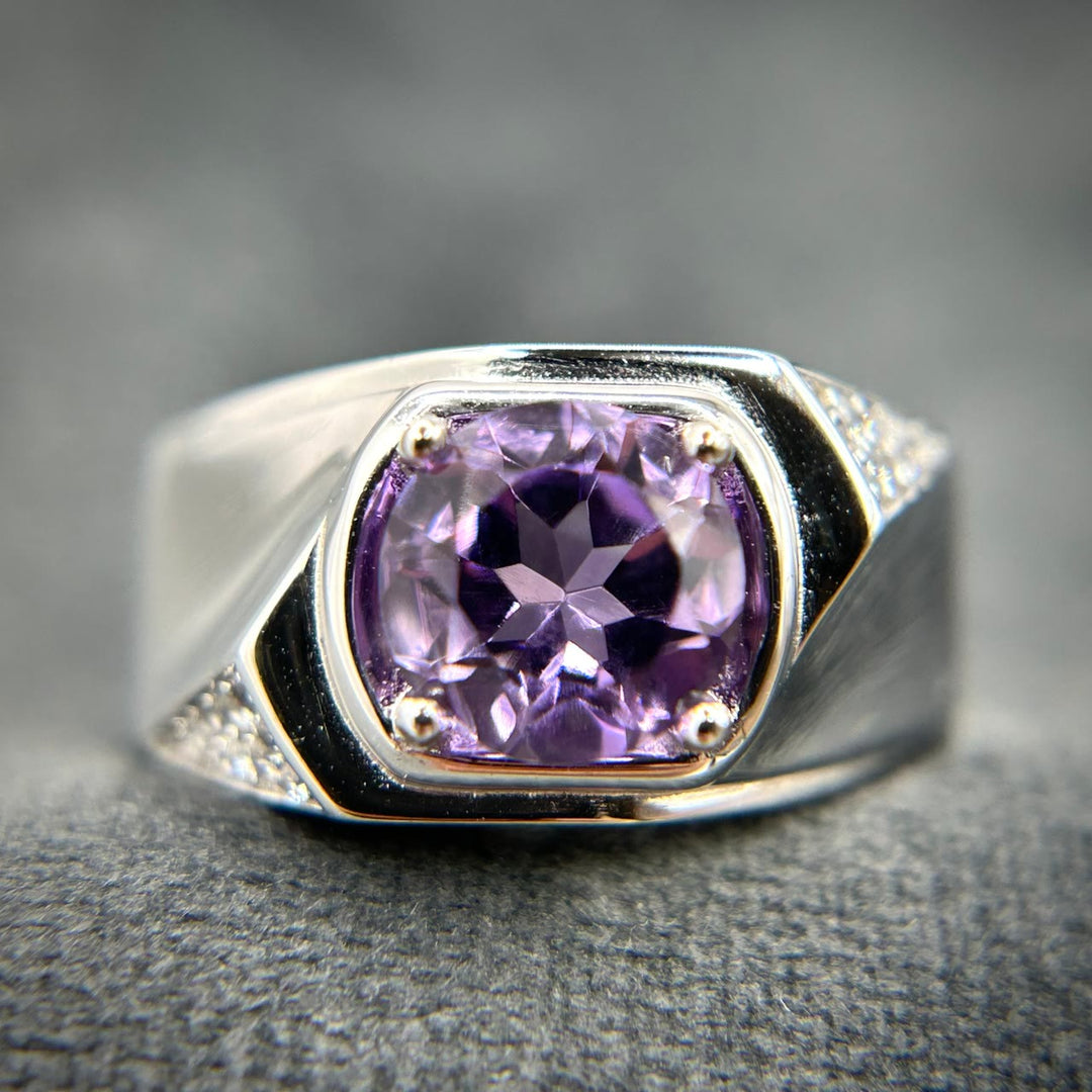 FREE Today: Amethyst Zircon Elegant Engagement Ring - image 7