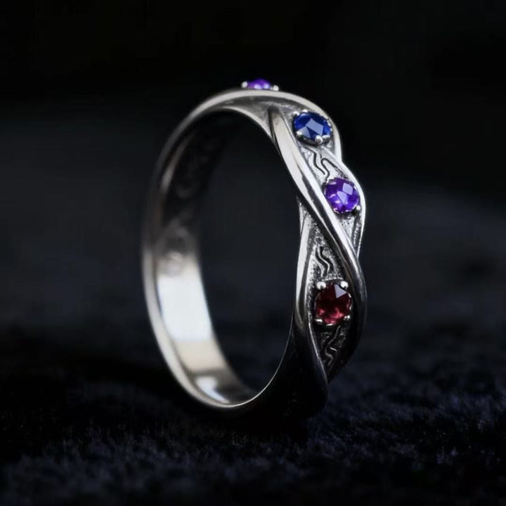 FREE Today: Engraved Patterns Inlaid Cubic Zircon Vintage Ring - US 10 - image 0