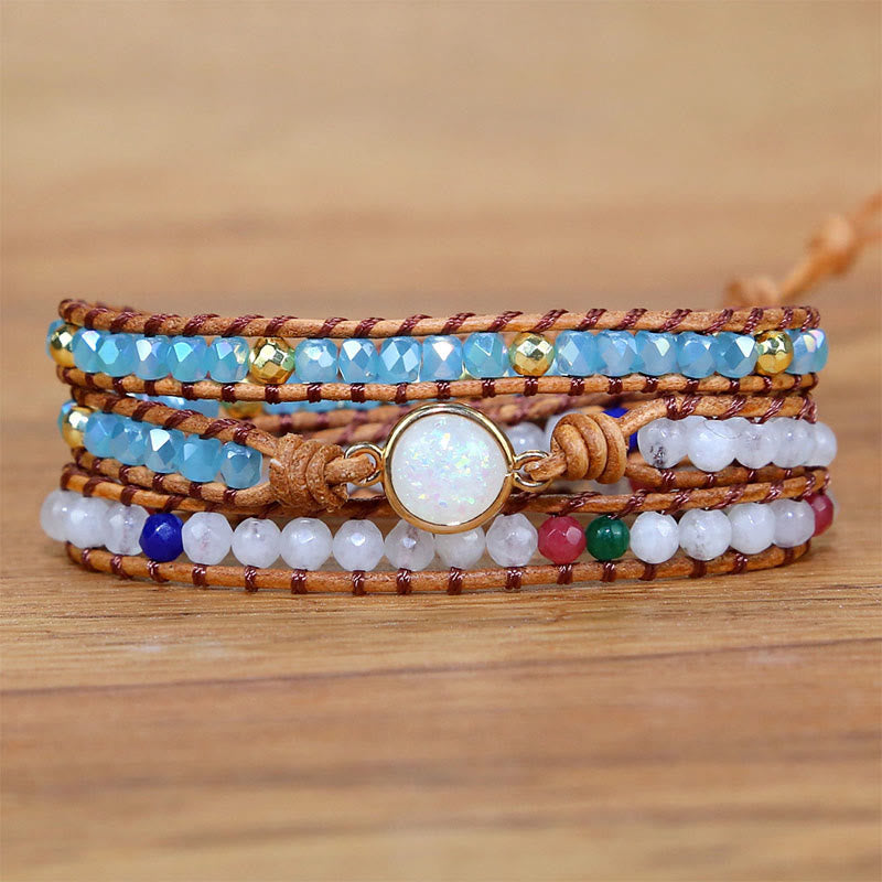 Olivenorma Healing Bohemian Protection Wrap Bracelet - image 0