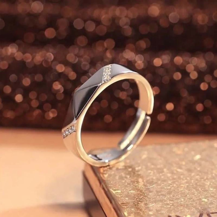 FREE Today: 2Pcs Rose Prince & Princess Engagement Ring Set - Men - Style 4 - image 9