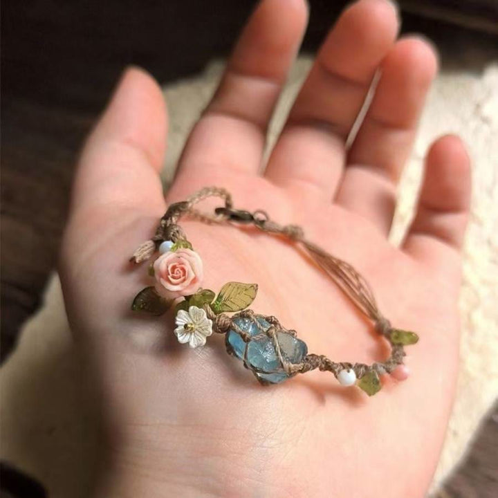 FREE Today: Handmade Bohemian Floral Natural Crystal Bracelet - image 5
