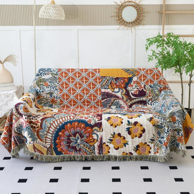 Olivenorma Bohemian Cotton Gauze Washable Throw Blanket - image 2