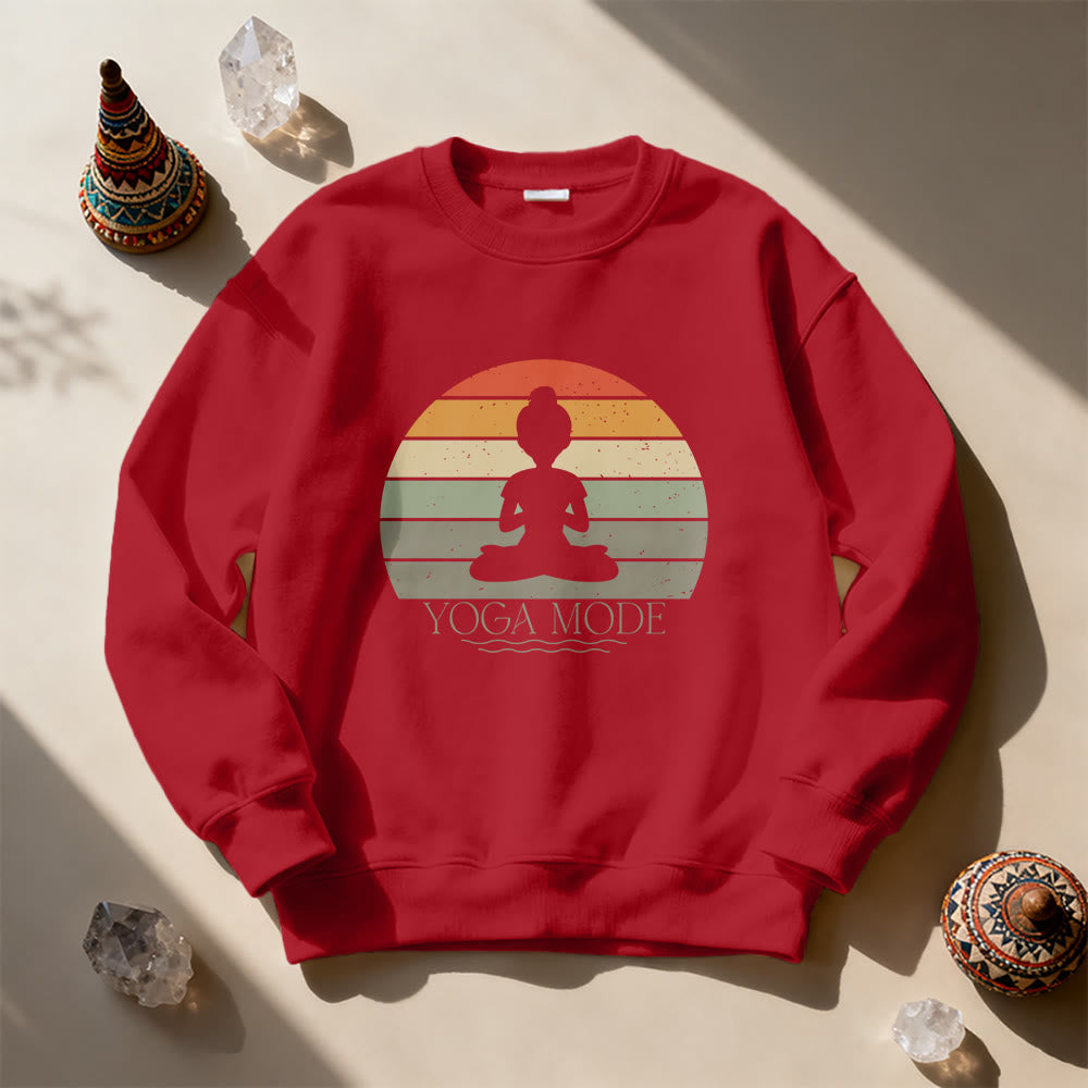 Olivenorma Funny Yoga Lover Sweatshirt - image 10