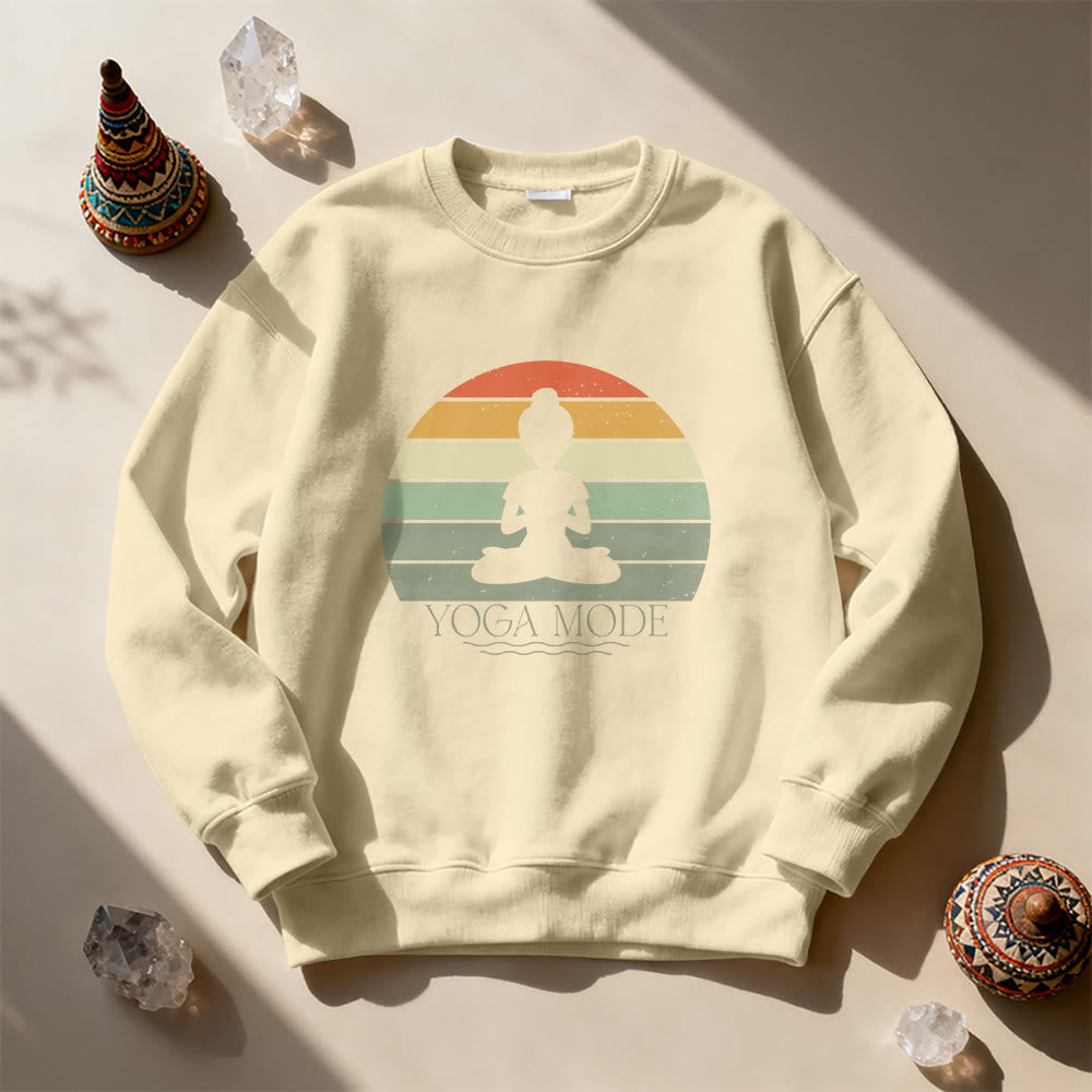 Olivenorma Funny Yoga Lover Sweatshirt - image 1