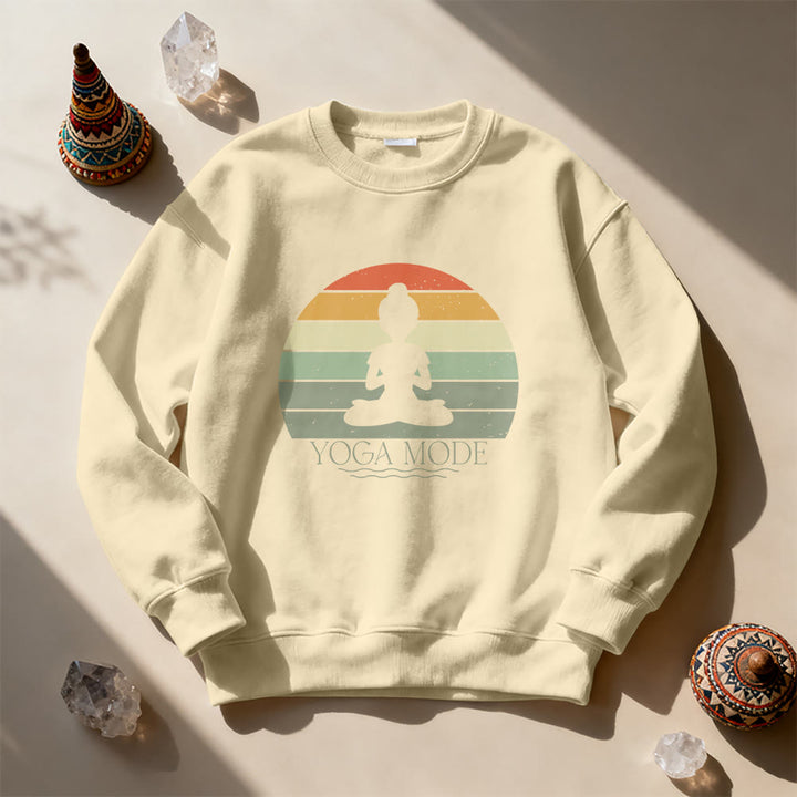 Olivenorma Funny Yoga Lover Sweatshirt - image 1