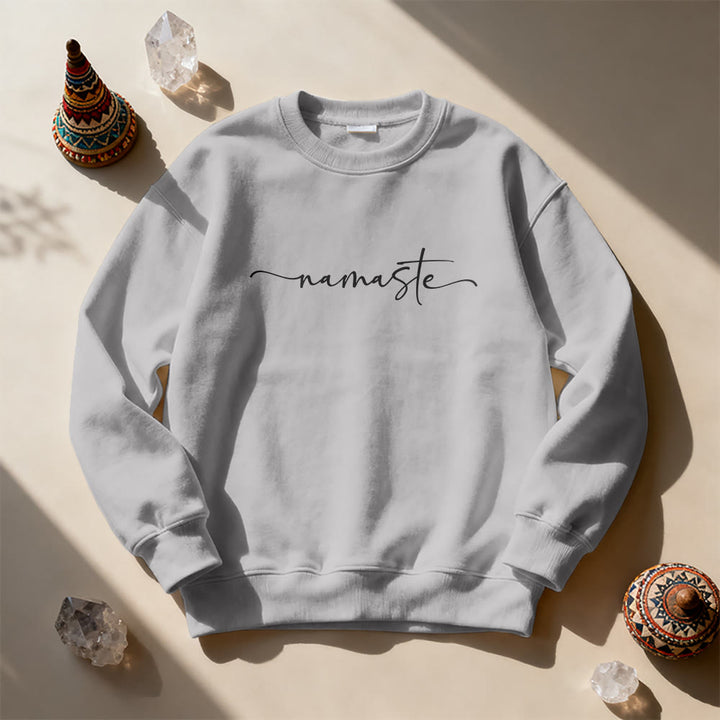 Olivenorma Namaste Yoga Meditation Sweatshirt - image 12