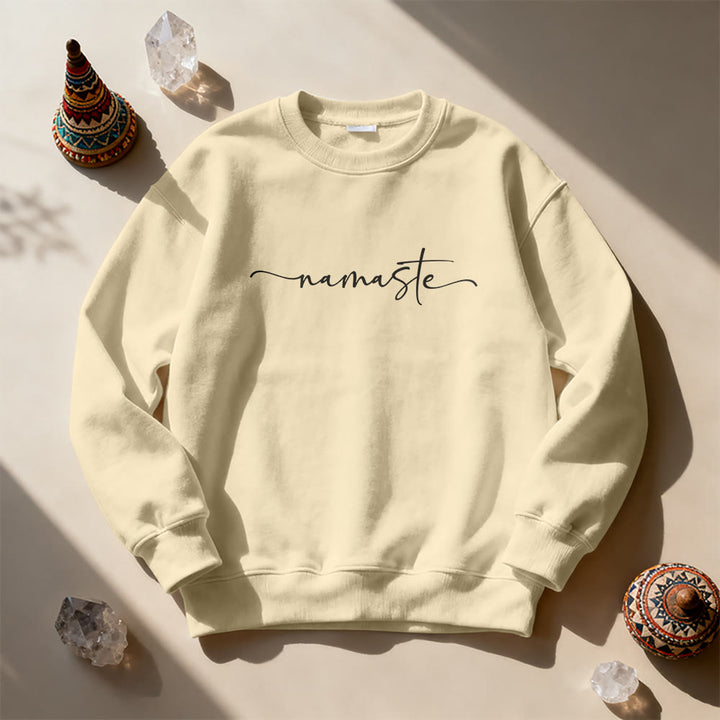 Olivenorma Namaste Yoga Meditation Sweatshirt - image 4