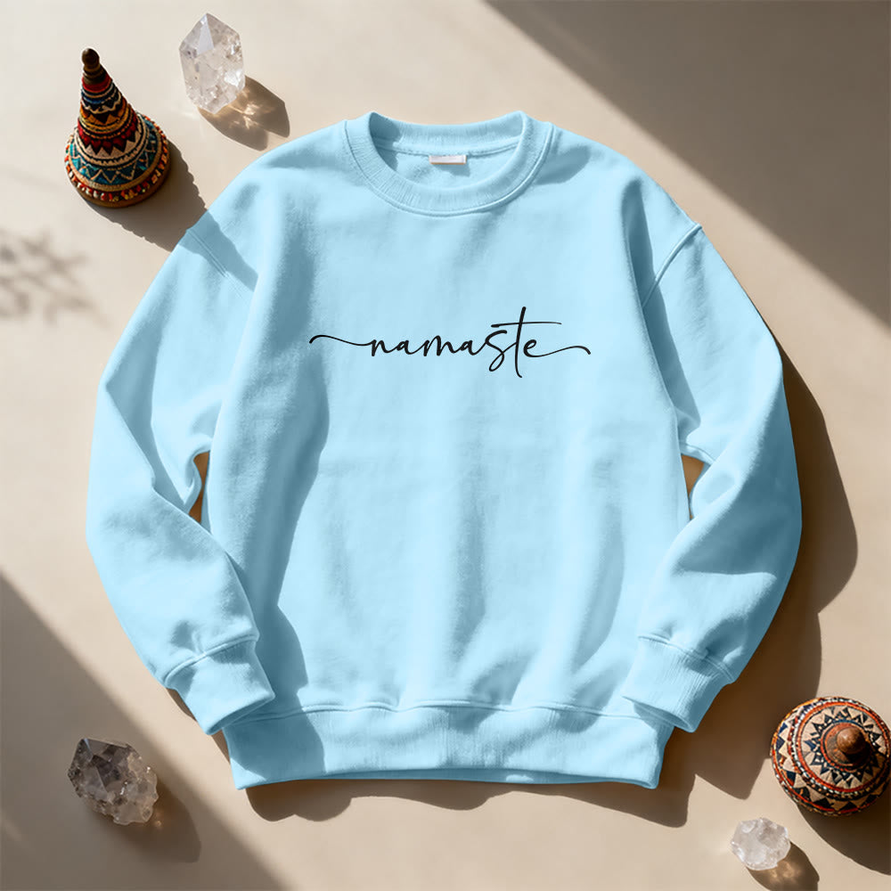 Olivenorma Namaste Yoga Meditation Sweatshirt - image 16