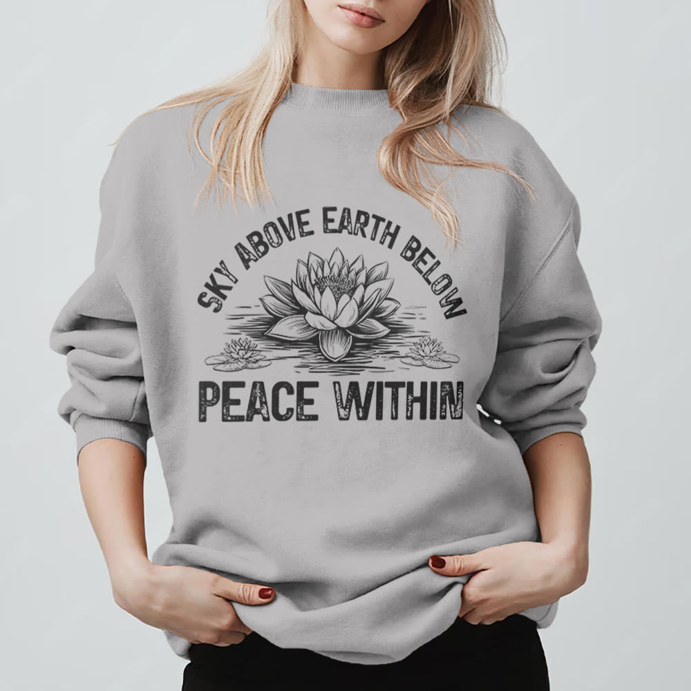 Olivenorma Lotus Mindfulness Meditation Sweatshirt - Grey - 2XL - image 0