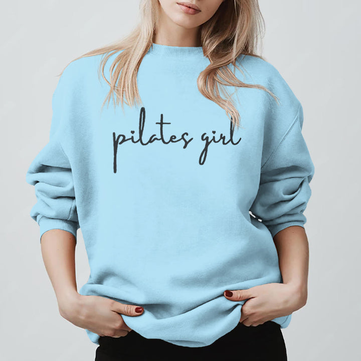 Olivenorma Pilates Girl Fitness Sweatshirt - Blue - 2XL - image 15