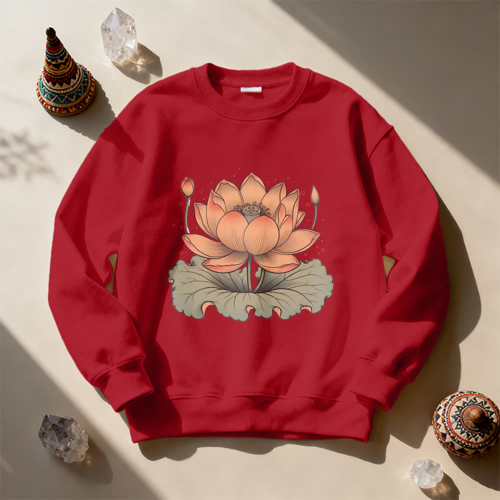 Olivenorma Lotus Bloom Yoga Meditation Sweatshirt - image 14