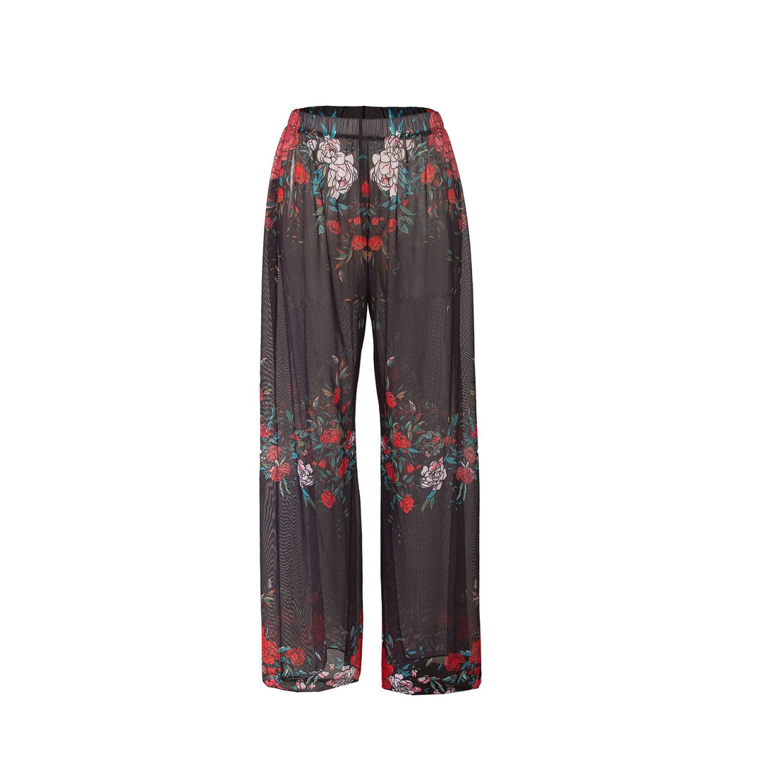 Olivenorma Women's High-Waist Mesh Sun Protection Flowy Wide Leg Pants - Style3 - XL - image 4